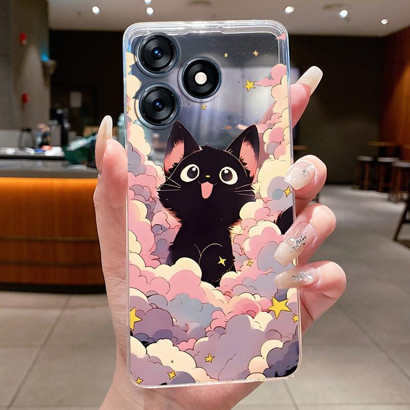 For Tecno Spark 10 10c 10Pro Spark10 4G Phone Case Soft Clear Back Cover Luxury Dragon Cute Cool Boys Girls Cartoon Bumper Funda