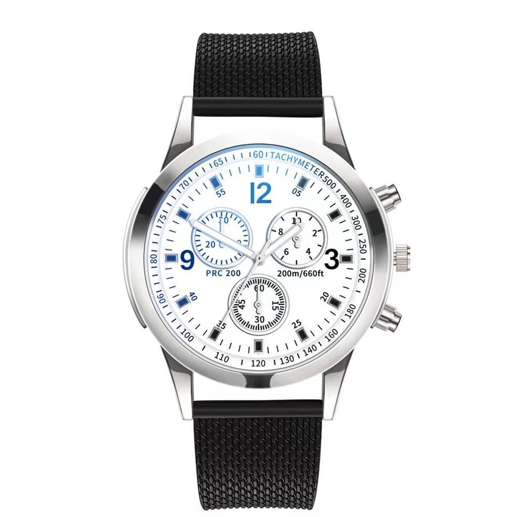 Men Stylish Analog Quartz Wrist Watch Business Style Fashion Decoration Gift