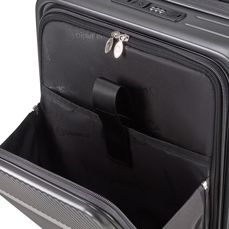 Diplomat HM-61192-1 Front-Opening Expandable Suitcase