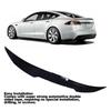 Car Rear Tail Trunk Spoiler 117-128cm Adjustable ABS Strong Adhesion Car Rear Trunk Spoiler Wing for Maintenance