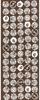 IKS Tenugui Hand Made In 34 X 88 Raw Edge Fabric Chusen-dyed (Japanese Towel), Japan, Cm, 100% Cotton, (Tanuki Brown)