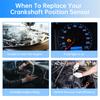 Engine Crankshaft Position Sensor Replacement 12141709616 12141744492 009110421 Fit for  320i 323i 325i 325Ci 325xi 328i