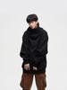 Ninja Herren-Hoodie mit Stehkragen gegen soziale Ängste – Herbst/Winter Samtjacke, schweres Material, trendige Partnerjacke