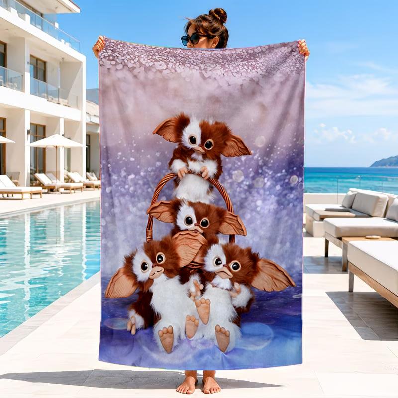 Mysterious Little Monster Beach Towel, Microfiber Beach Towel, Perfect For Pool, Beach, Travel, Home Decor Beach Party Fan gifts