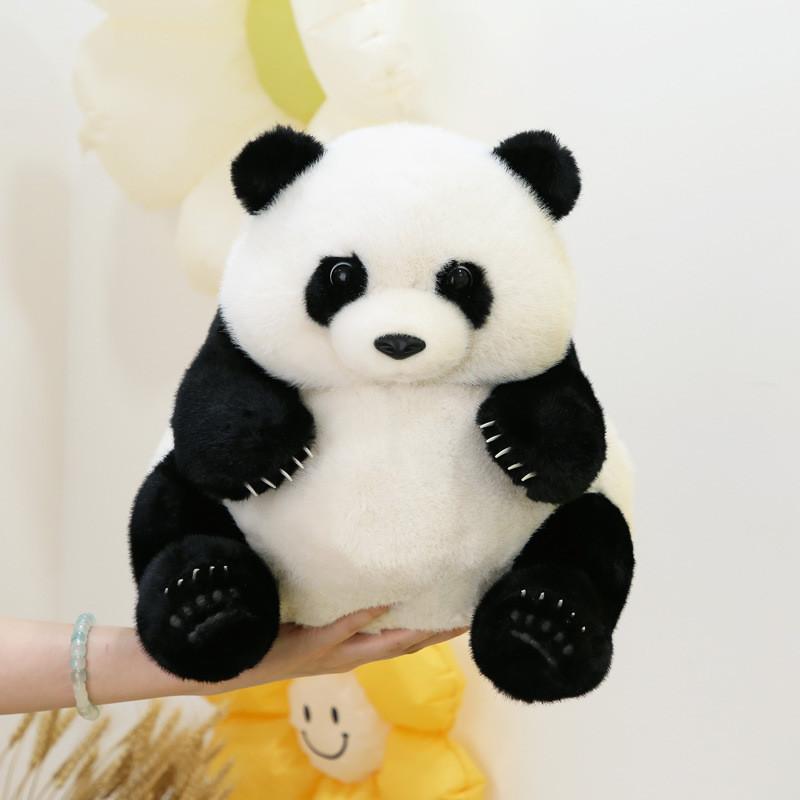 Adorable Authentic Plush Panda Toy Soft Stuffed Animal Gift For Girlfriend 35cm 45cm Options Available