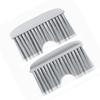 A  Pair Grey Self Cleaning Hair Catcher Cat Litter Box Floating Fur Brush Door  Indoor Door Frame