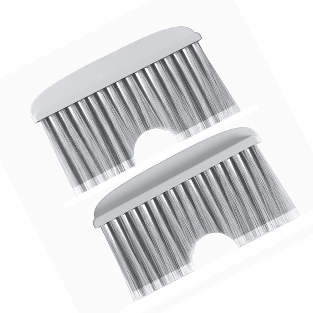 A  Pair Grey Self Cleaning Hair Catcher Cat Litter Box Floating Fur Brush Door  Indoor Door Frame