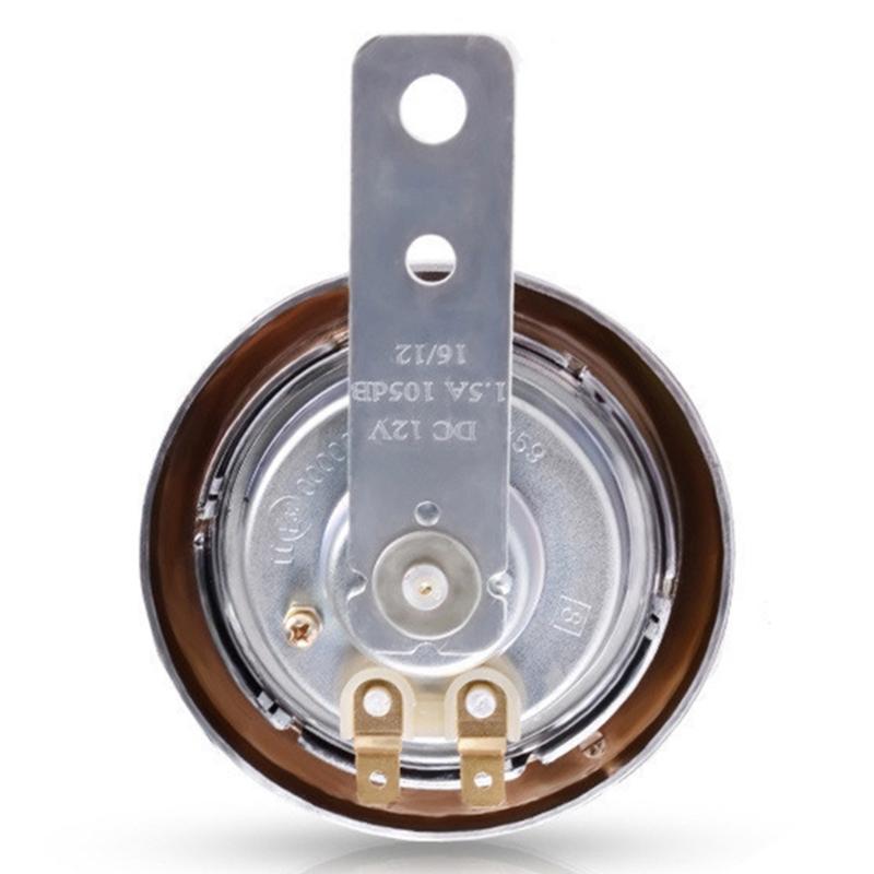 105DB 12V Motorcycle Snail Air Horn Waterproof Train Horn Loud Signal Super Loud Horn for Electric Bike Scooters