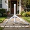 Foldable Umbrella Stand Compact Outdoor Sunshade Anchor Stable for Beach, Patio