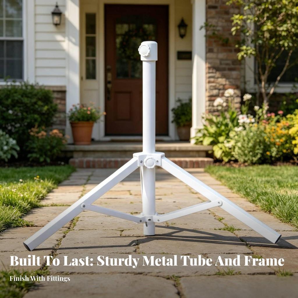 Foldable Umbrella Stand Compact Outdoor Sunshade Anchor Stable for Beach, Patio