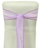Darling Souvenir Pack Of 25 Organza Chair Sashes Bow Sash For Wedding & Events Supplies Party Decoration Chair Cover Sash - Colors