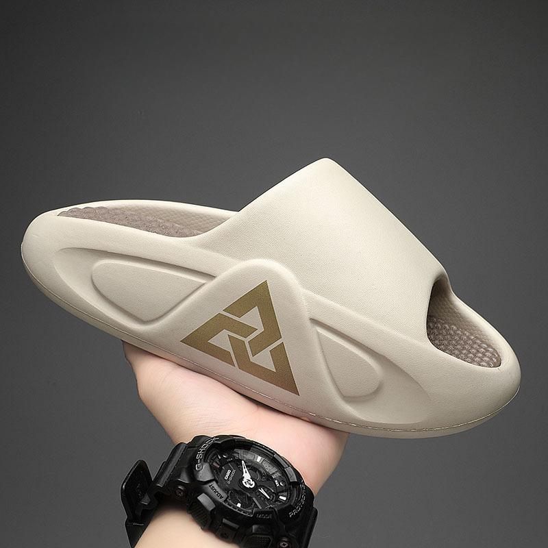 Fashion Men's Sandals Slippers Sneakers Unisex House Shoes New Summer Thick Bottom Slippers Soft Bottom Cloud Slides Light Beach Shoes