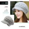 Women's Fashion Autumn and Winter Knitted Duck Tongue Wool Hat Casual Versatile Rabbit Fur Hat Tide Winter Korea Warm
