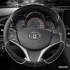 Or Yaris Vios 2014 Leather Car Steering Wheel Cover F 2015 2016 2017 2018 Auto Accessories