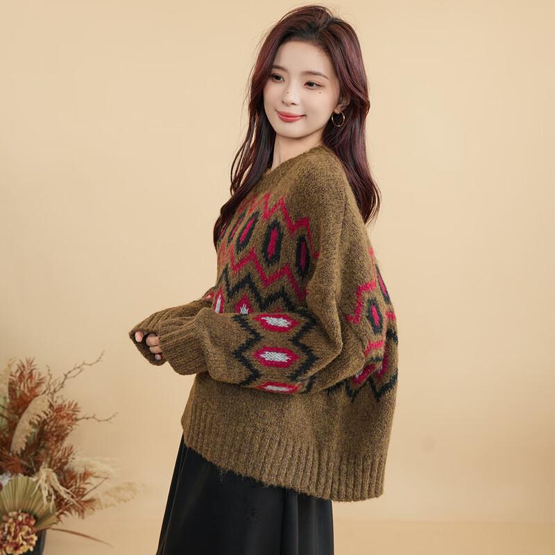 IMAGINEX Women's Urban Casual Long Sleeve Sweater