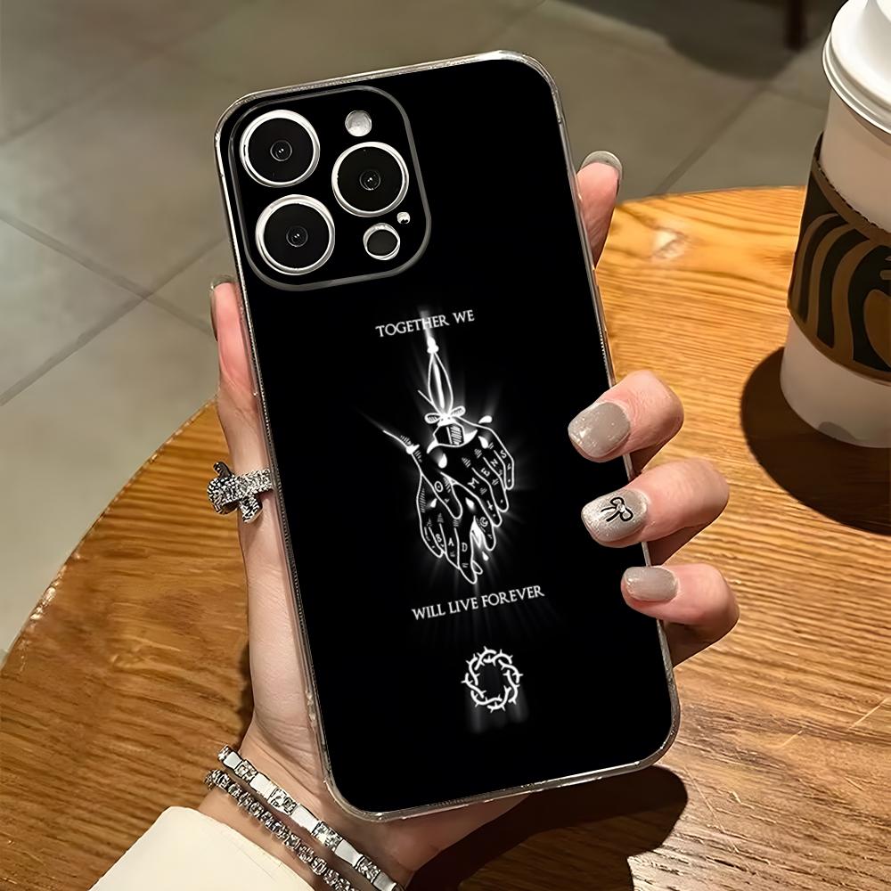 Music Bad Omens Phone Case For Iphone 15 Pro Max 14 11 12 Mini 13 Pro 7 8 X XR XS SE Transparent Back Cover