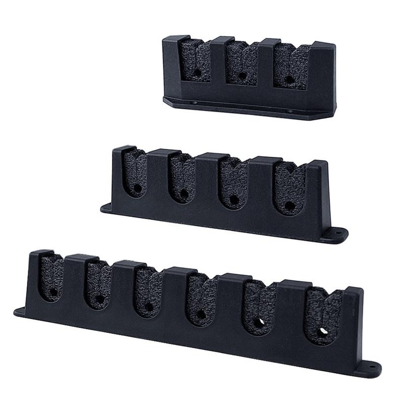 Portable Fishing Rod Rack Fishing Rod Storage Holder Wall Mount for Garage Carps Cabin Basement Holds 6/4/3 Fishing Rod