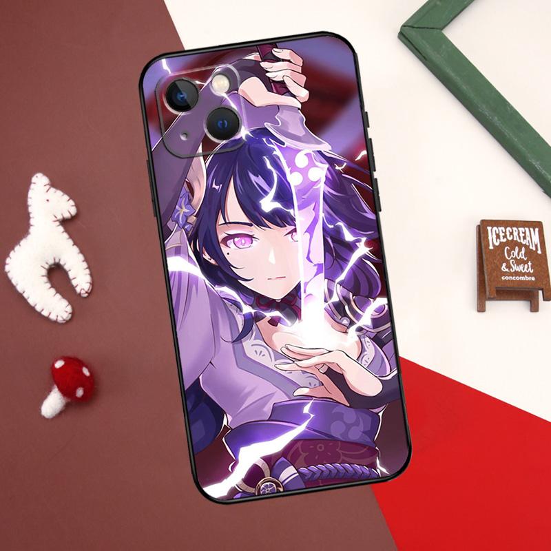 Heiße Genshin Impact-Spielabdeckung für iPhone 12 11 13 14 15 Pro Max 12 Mini 7 8 Plus X XR XS Max SE 2020 Telefonhülle