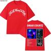 OMAR COUTZ 2026 TOUR ALBUM T shirt for Unisex Women Hiphop Streetwear Oversized Tops 100 Cotton TShirt KHAKI OC9