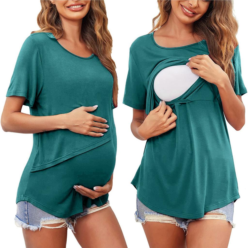 Bluza Tricou Femeie Insarcinata Maternitate Alaptare