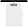 Office Clipboard with Retactable Hanging Hook Standard Size Clipboard 12x8.6Inch Portable Clipboard Writing Board
