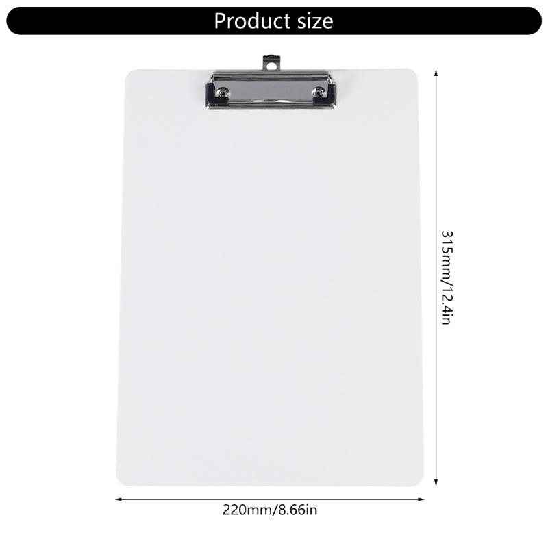 Office Clipboard with Retactable Hanging Hook Standard Size Clipboard 12x8.6Inch Portable Clipboard Writing Board