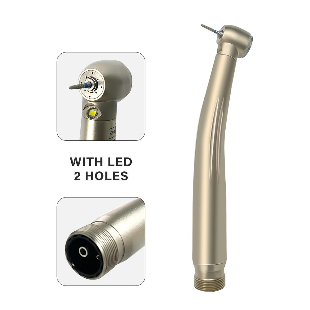 NICEDEN Dental High Speed Handpiece Push Button Ceramic Bearing 2 Holes 4 Holes Pana Max Plus Led Air Turbine Handpiece