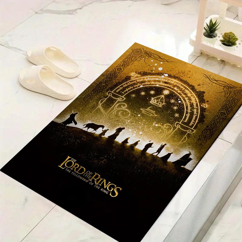 1Pc Journey Through Middleearth Rug Office Carpet Indoor Outdoor Doormat Nonslip Soft Comfortable Living Christmas Halloween Xmas Gift D924388