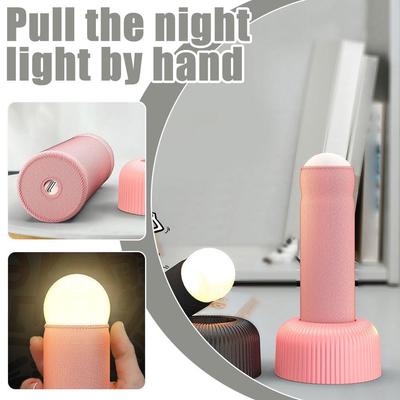LED-Nachtlicht Kreativ Handheld Wiederaufladbar Atmosphäre Schreibtischlampe Schlafzimmer Nachttisch Schlaflicht Dekoration Geburtstagsgeschenk NEU
