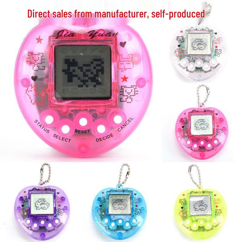 Mini Virtual Pet Pendant Game: Interactive Electronic Nurturing Toy for Children