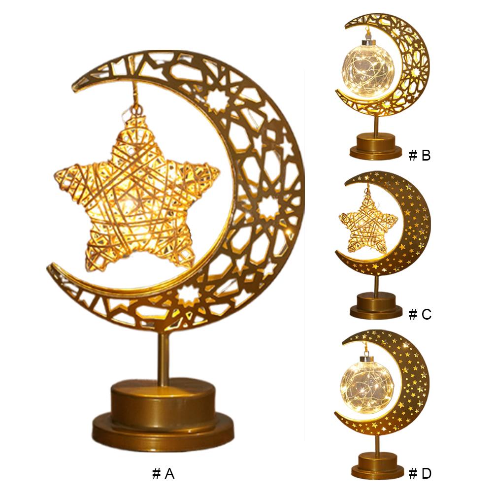 Cute Nightlight LED Night Light Battery Operated Star Table Lamp Office & Home Decor Bedroom Ramadan Decoration Night Light