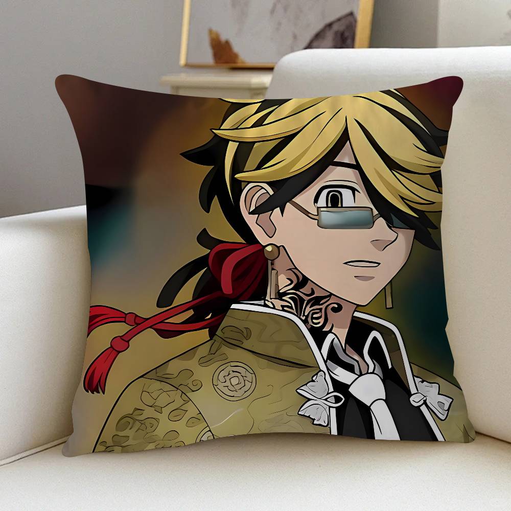 

Anime Hanemiya Kazutora Pillowcase Toon Gift Cushion Cover Bedroom Home Sofa Chair Seat Decor Pillow Case 16x16Inch