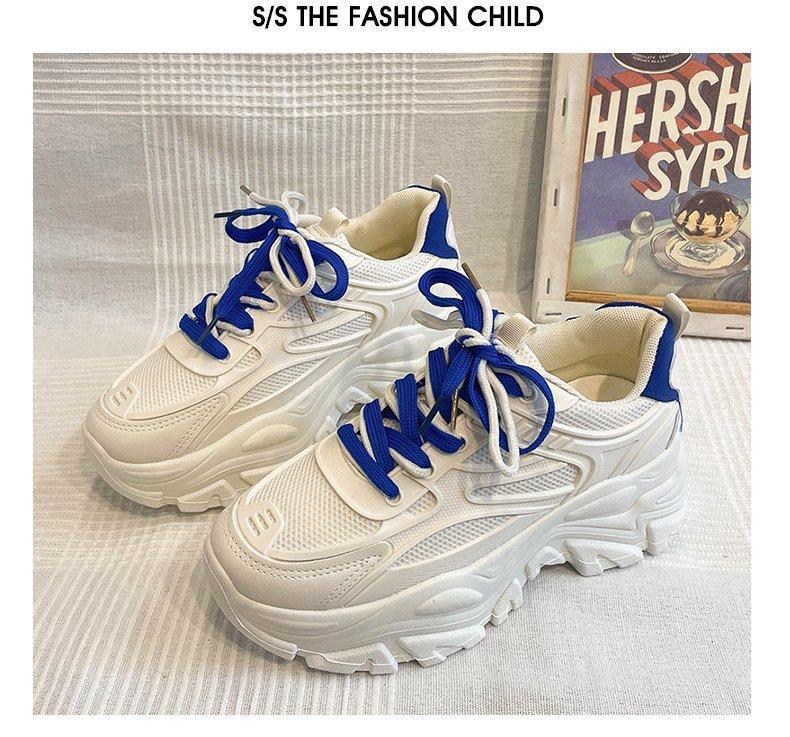 

Daddy shoes women s little white shoes 2025 spring and summer new versatile platform heightening fashion women s shoes Internet celebrity trendy casua 35 синій