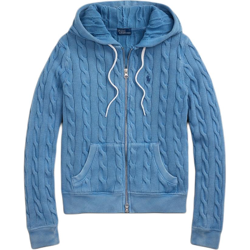 

Худи женское Polo Ralph Lauren свободного кроя хлопковое на молнии WMPOKNINFB20801-400 S