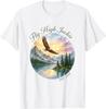 Fly High Jackie Bald Eagle Memorial Mountain Nature Kids Adults T-Shirt