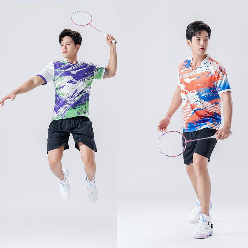 Quick-Dry Breathable Sports Suit: Men's Badminton, Women's Volleyball, Kids' Table Tennis Jersey