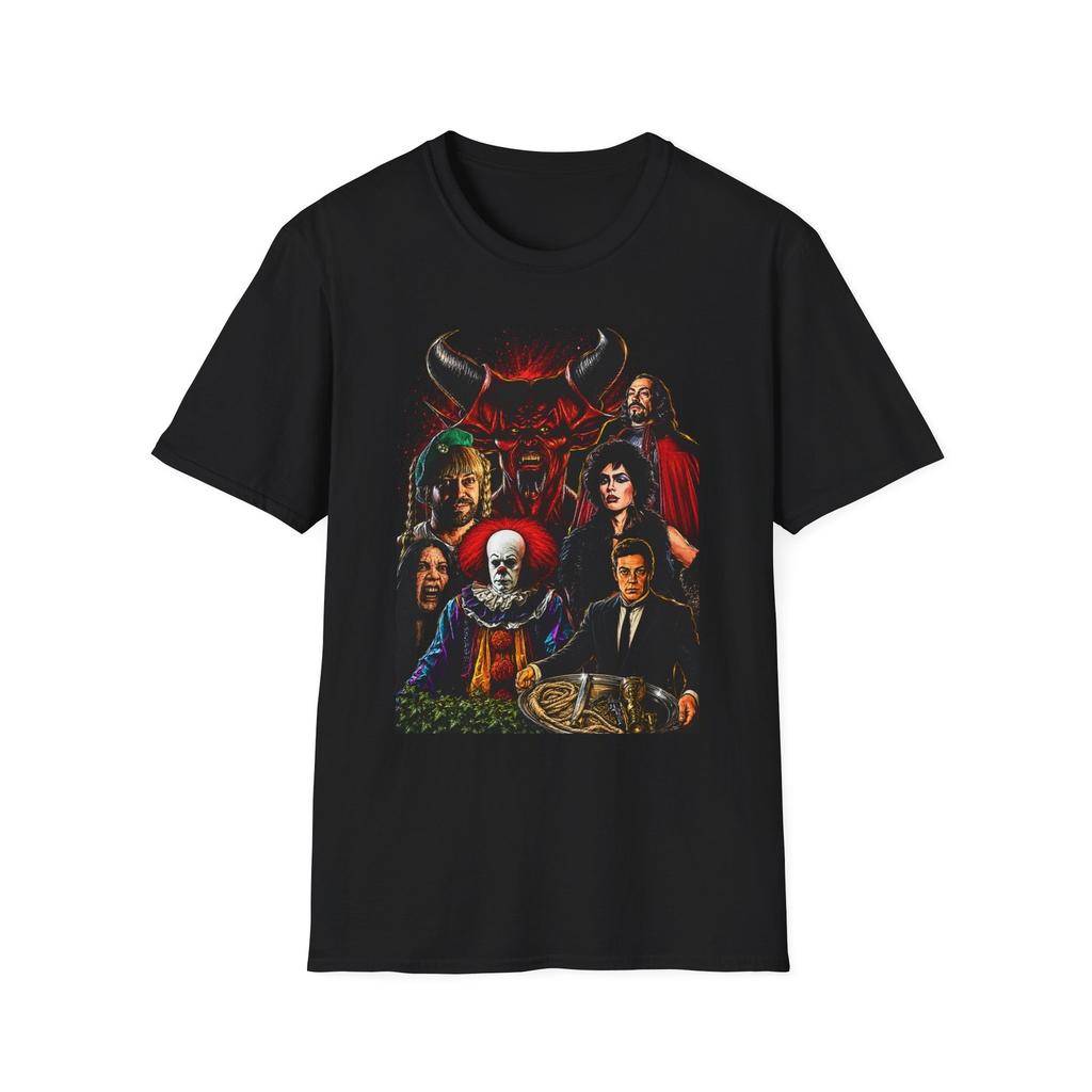 Tim curry - Horror Icons T-Shirt | Retro Movie Villains Tee