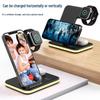 3-in-1 Foldable Magnetic Wireless Charger: 15W Stand for Watch & Earbuds