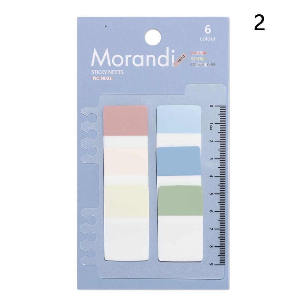 60/120/200pcs DIY Novelty Tab Strip Index Flags Bookmark Label Sticky Notes Loose-leaf Memo Pad Paster Sticker