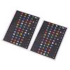 2Pcs Ukulele Fretboard Stickers Chord Fret Note PVC Finger Guide for Beginner Concert
