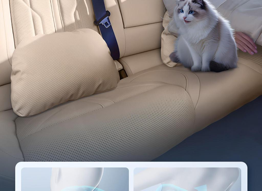 Zeekr 8X Car Interior Mod Kit: Headrest, Lumbar & Neck Pillows for Support & Protection