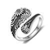 Bohemian Sunflower Adjustable Vintage Women's Ring