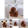Adorable Capybara Plush Toy Bag Charm Soft Stuffed Animal Doll With Cute Design