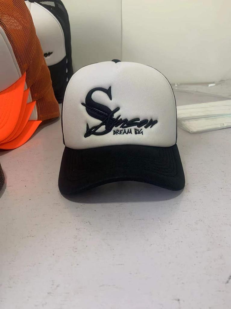 Promotional Trucker Caps Printing LOGO Front Material Polyester with Sponge,back Mesh Snapback Trucker Cap