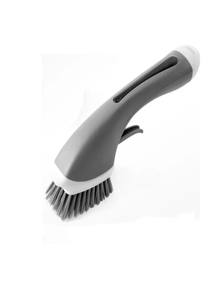 2 v 1 kartáč na čištění koupelny, dávkovač mýdla, kartáč na čištění podlahových dlaždic, kuchyňský dřez, čistič, domácí úklidové potřeby