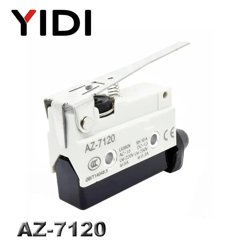 10A 250VAC AZ-7312 AZ-7311 AZ-7121 AZ-7310 TZ-7141 Waterproof Micro Switch Travel Limit Switch Straight 90degree Roller Lever