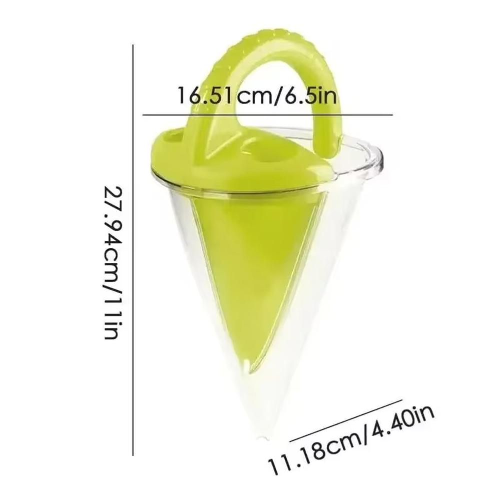 

Children Beach Funnel Sand Castle Building Tool Sand Water Mixing Funnel Sand Beach Funnel for Outdoor Sandbox Game зелёный