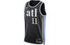 Dri Fit Basketball Jersey City Edition 2023/24 Season, Atlanta Hawks Trae Young Size 11 Men's Black DX8486-011
