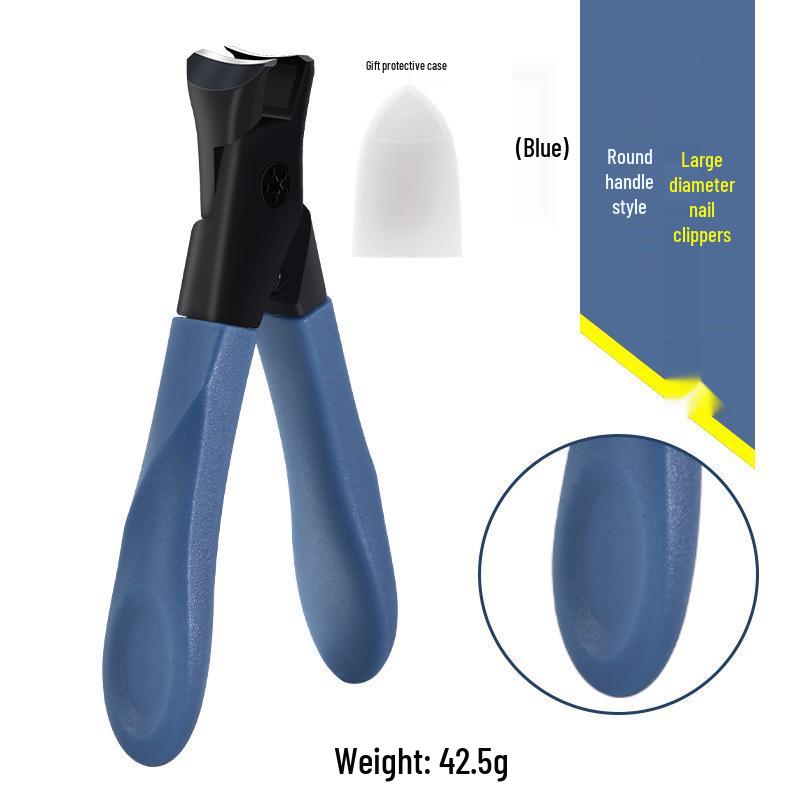 Large Anti-Splash Nail Clipper for Thick Nails, Toenails, and Household Use