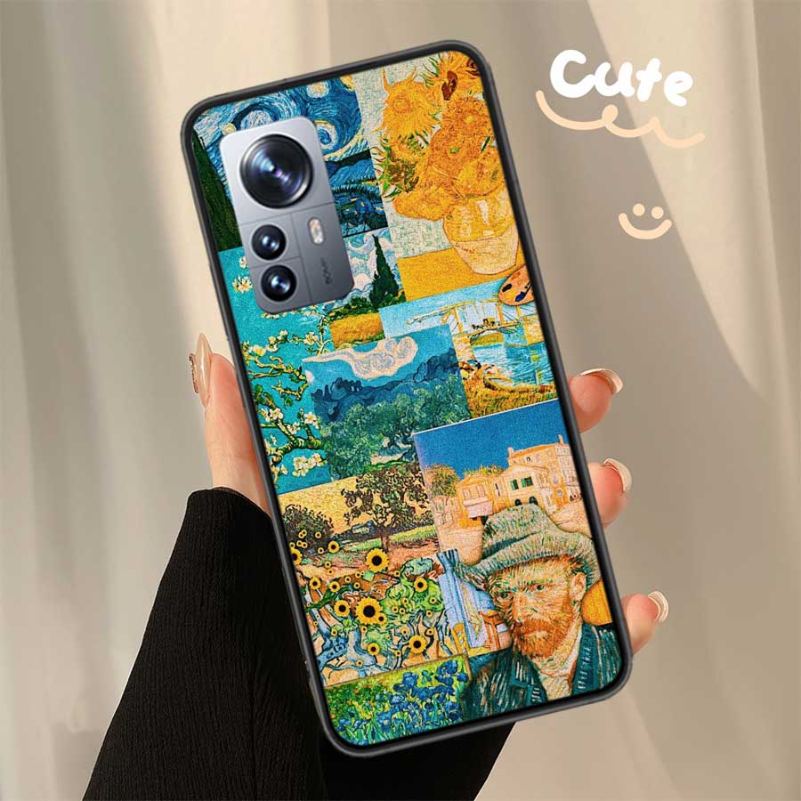 Van Gogh Oil Painting Art Phone Case For Xiaomi Mi 13 12 11T 10T 12T Pro 12X 11i 11 Ultra 10 Lite 5G 9 8 6X 5X A1 A2 Cover Capa
